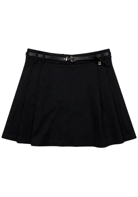 Gonna bambina nera in viscosa Manila Grace | M2886W25/SUNERO